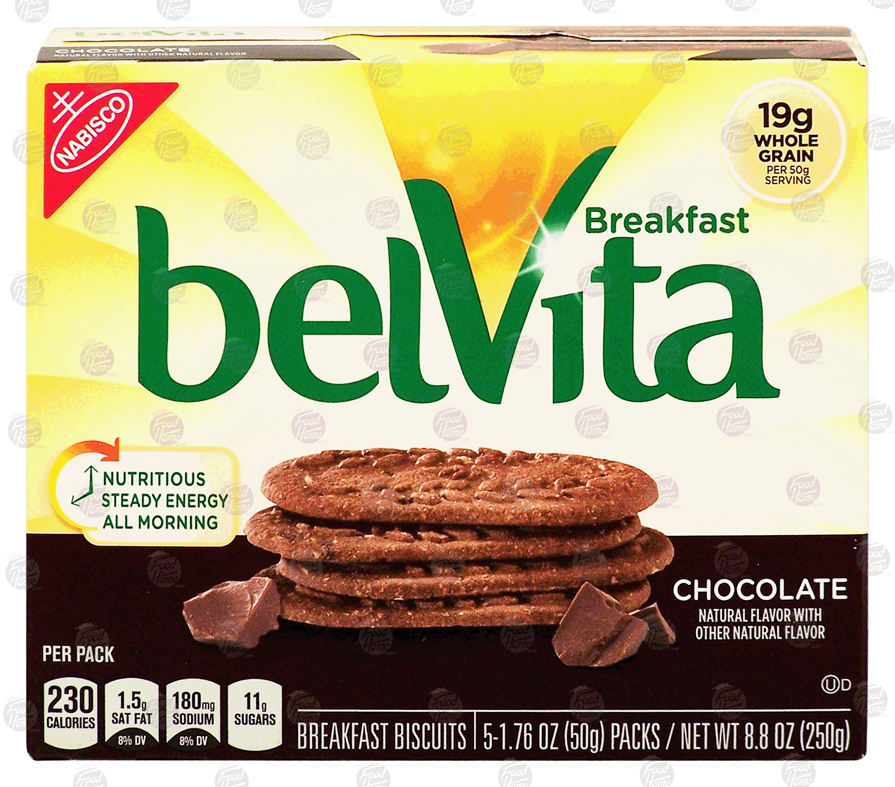 Nabisco Belvita breakfast biscuits, chocolate, 5 ct Full-Size Picture